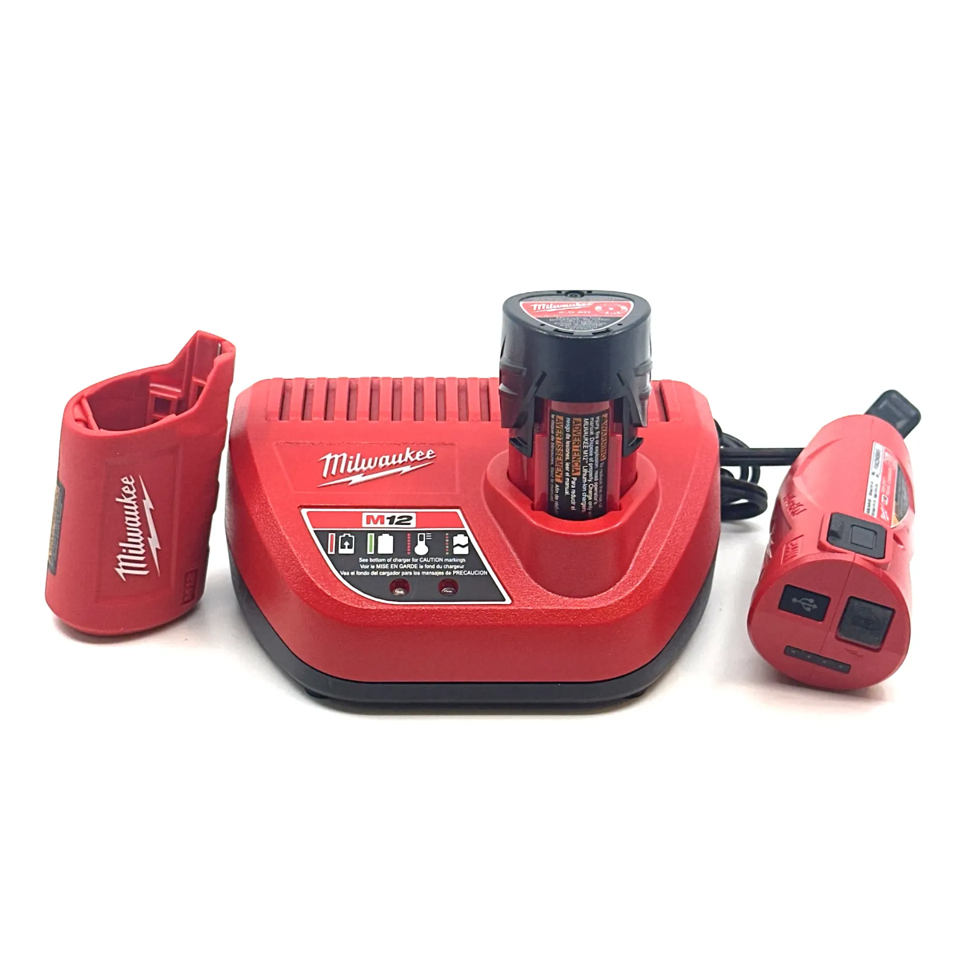 Chargeur et batterie Milwaukee M12